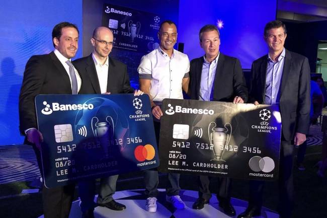 Banesco presentó la tarjeta Mastercard UEFA Champions League 