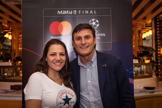 Javier Zanetti, nuevo embajador regional de Mastercard Latinoamérica
