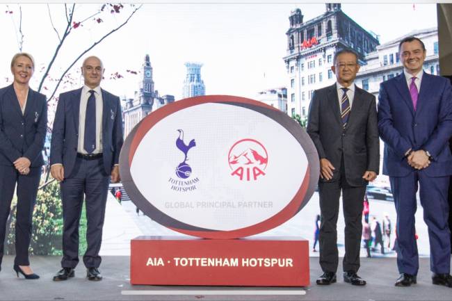 AIA renueva con Tottenham por 360 millones de euros