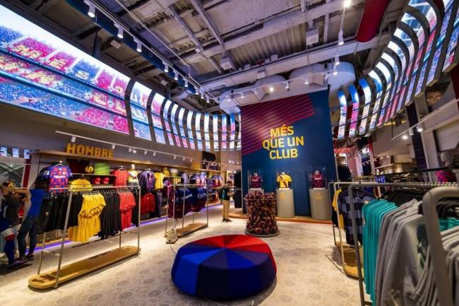 Barcelona abrió su quinta tienda oficial administrada íntegramente por el club