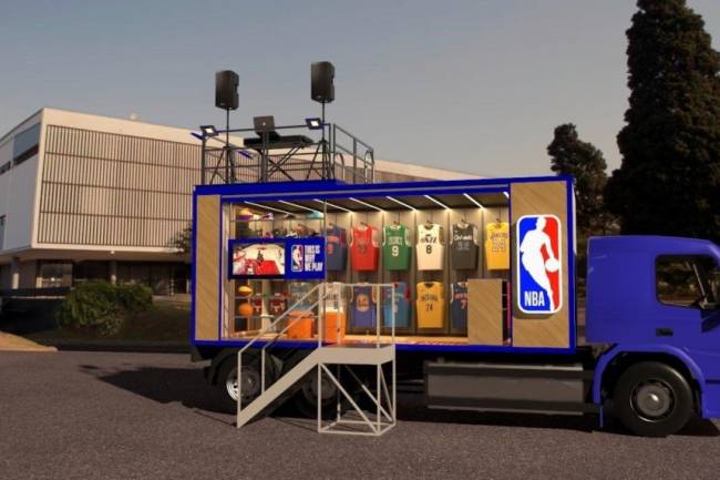 La NBA presenta el “Store Truck” en Brasil