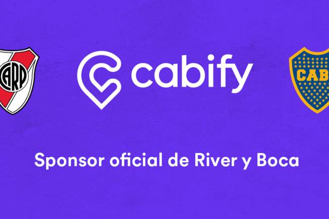 Cabify se convierte en sponsor oficial de Boca Juniors y River Plate