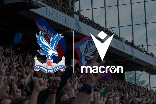 Crystal Palace announced its partnership with Macron
