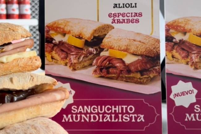 Axion energy presenta su sándwich mundialista en su nueva parada sanguchera