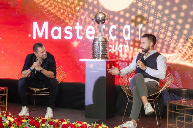 Óscar Córdoba y Hernán Galíndez participaron del Mastercard Day en Quito