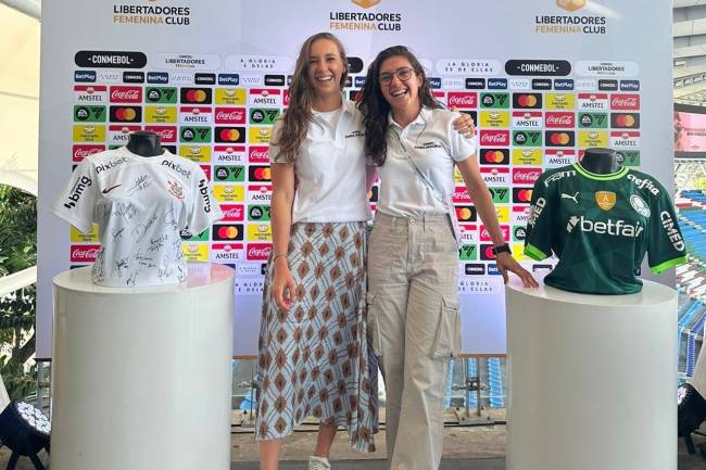 Nicole Regnier y Natalia Gaitan presentes en la Final de la CONMEBOL Libertadores Femenina