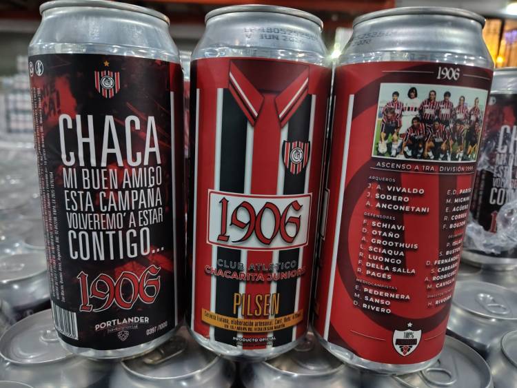 Chacarita Juniors presentó su propia cerveza
