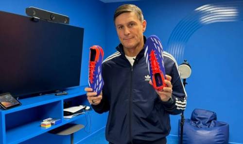Javier Zanetti visitó las instalaciones de Adidas Perú