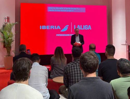 Quique Wolff estuvo presente en el “Espacio Iberia”