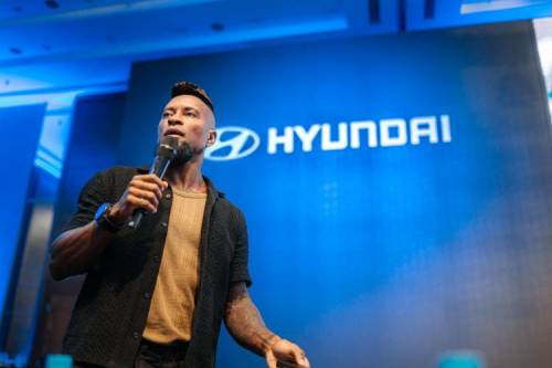 Ze Roberto sorprendió a los invitados de Hyundai