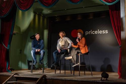 Zanetti y Lugano le dieron la bienvenida a los invitados de Mastercard a la UCL