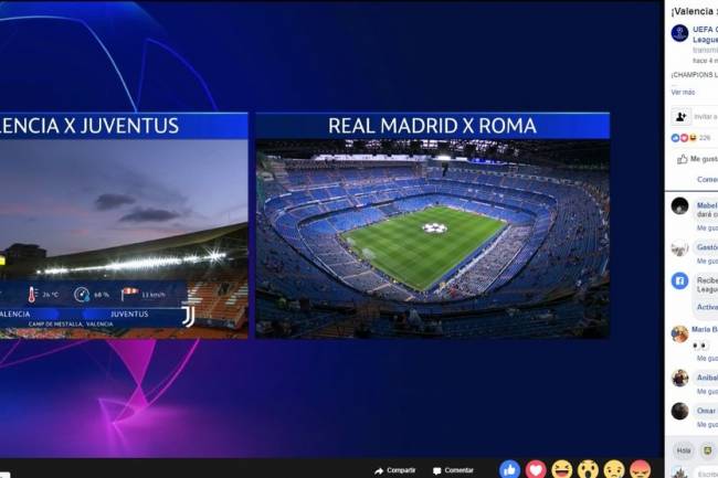 El convenio Facebook-UEFA Champions League, un éxito en Sudamérica