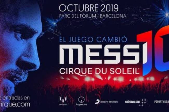 El Cirque Du Soleil anunció la fecha de estreno de “Messi 10”