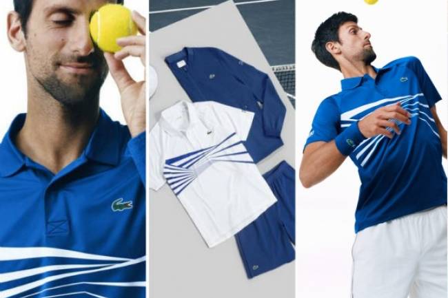 Novak Djokovic unveils new Lacoste outfit for Australian Open