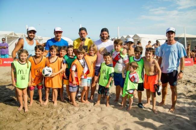 McDonald's performed soccer clinics in Pinamar and Mar del Plata