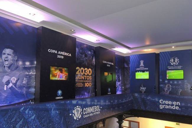 CONMEBOL inaugurated the "Casa CONMEBOL" in Russia