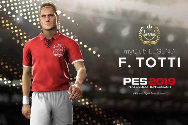 Totti, Nakata y Park Ji-Sung; nuevas leyendas de “myClub” de PES