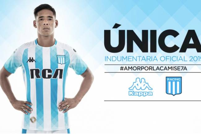 Kappa lanza la nueva camiseta titular y suplente de Racing 