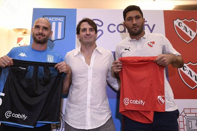 Cabify, new sponsor of Independiente and Racing