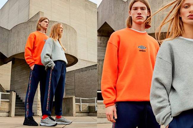 Umbro presents its new clothing in conjunction with Pull & Bear