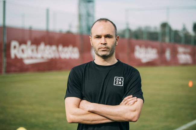 Andrés Iniesta es nuevo embajador de Dazn