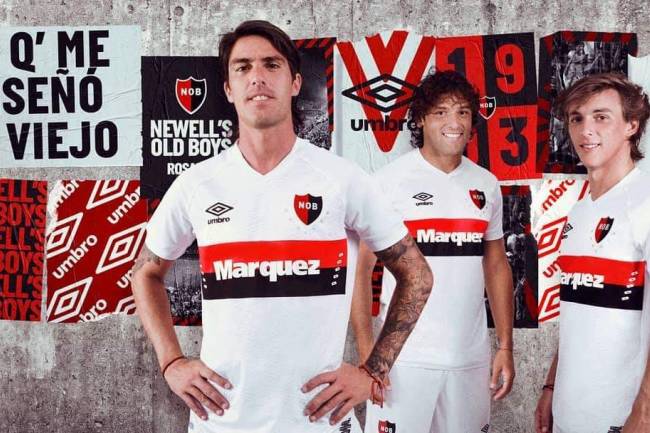 Umbro presentó la nueva camiseta suplente de Newell´s