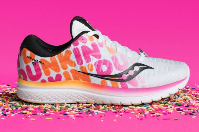 Saucony and Dunkin Donuts team up for the Boston Marathon