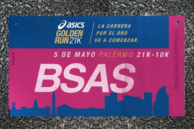 Asics Argentina presenta Golden Run, el desafió más esperado por los runners