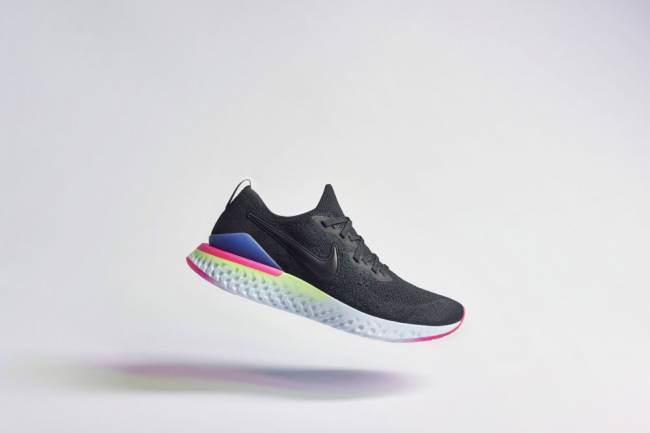 Nike presents its new model of running shoes "Epic React Flyknit 2"