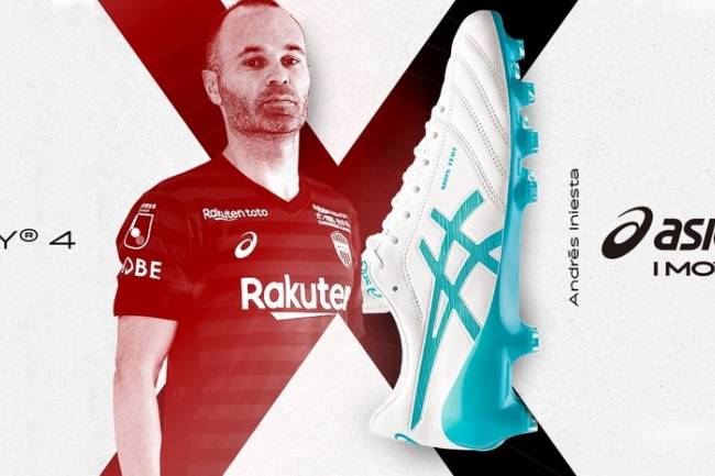 Asics lanza los botines personalizados para Andrés Iniesta