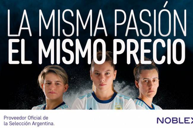 Noblex acompaña a la Selección Argentina femenina 