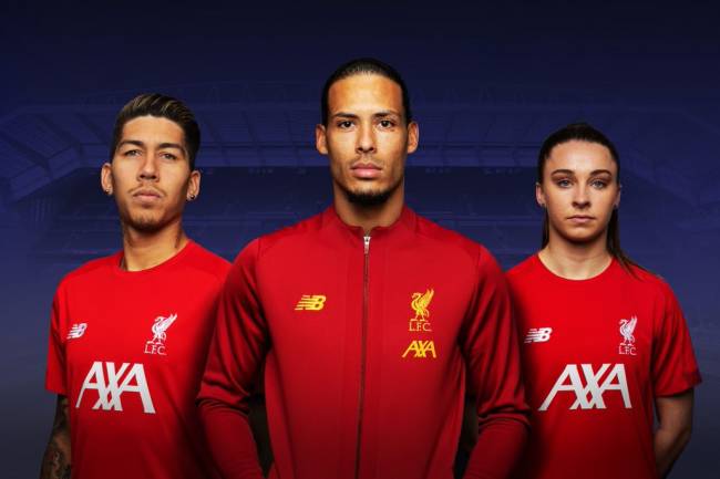 The insurance company AXA, expands its sponsorship with Liverpool