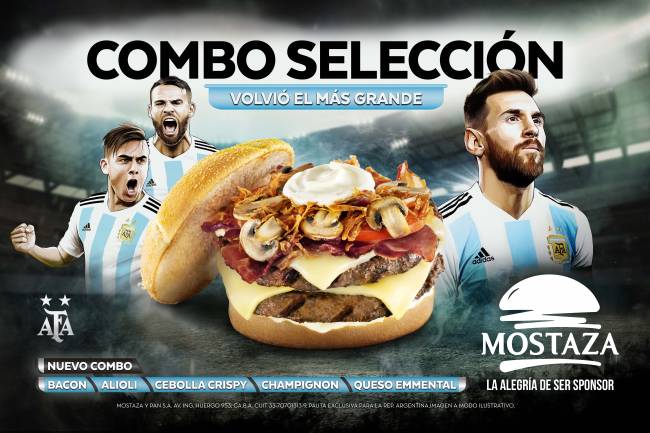 Mostaza activa su patrocinio con la Selección Argentina