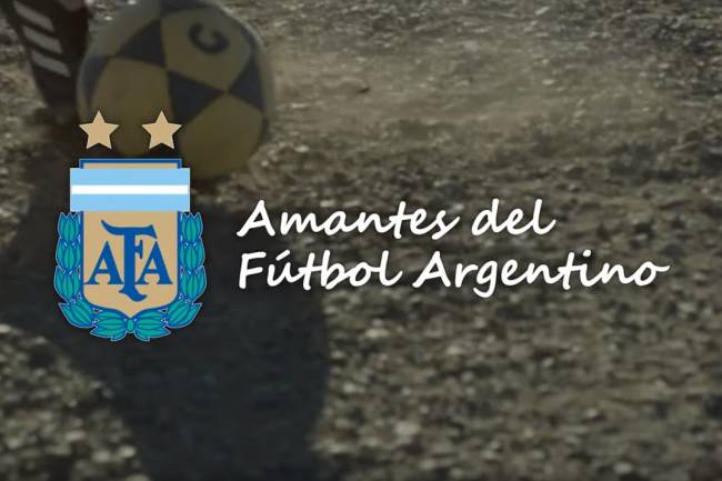 AFA presented the "Amantes del Fútbol Argentino" campaign