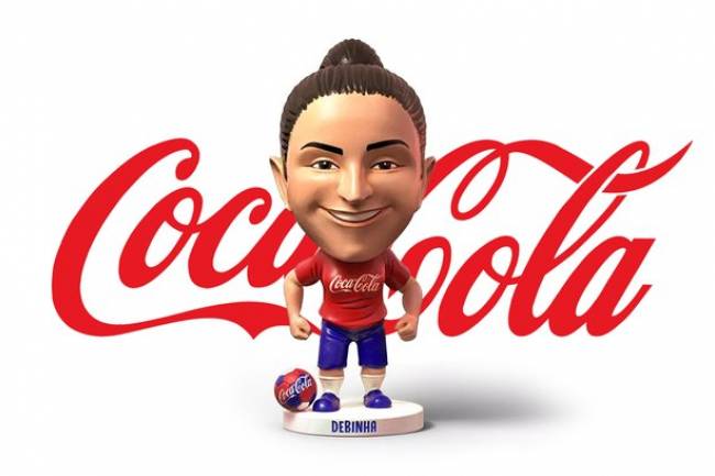 Coca-Cola Brasil lanzó el primer muñequito de una futbolista