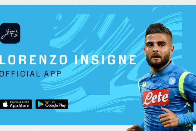 Lorenzo Insigne presentó su nueva app oficial 