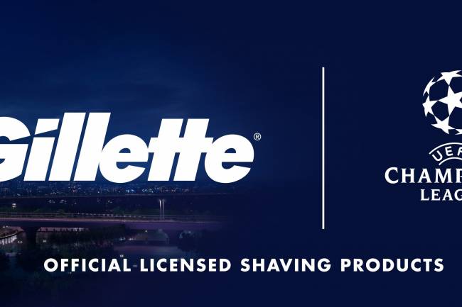 Gillette joins the UEFA Champions League