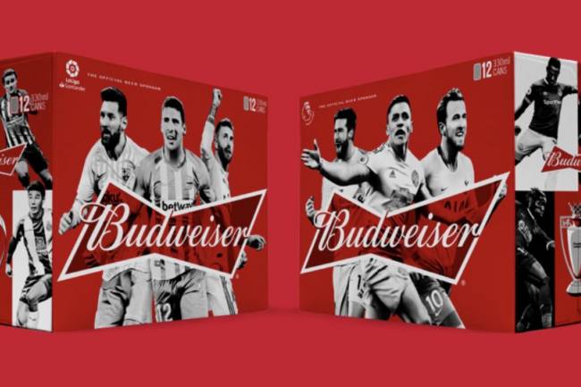 Budweiser firma acuerdos globales con LaLiga y la Premier League