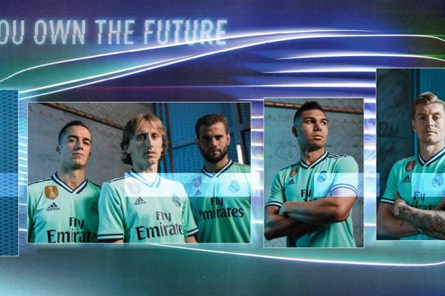 Adidas presentó la tercera camiseta de Real Madrid