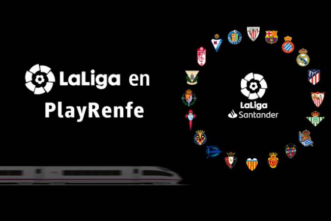 Renfe se convierte en transporte oficial de LaLiga