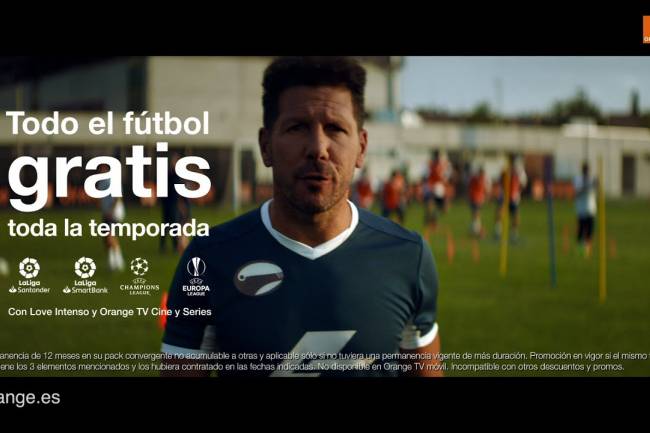 Orange adds Simeone to its new campaign