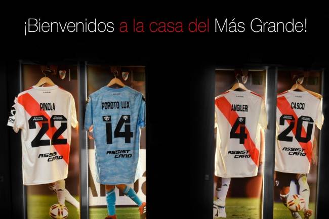 River Plate presented its new sponsors