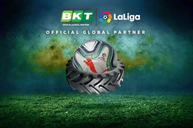 Los neumáticos BKT patrocinará a LaLiga por tres años
