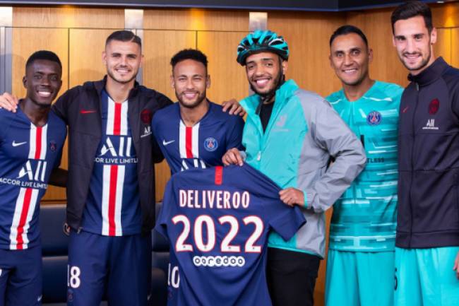 Deliveroo llega al Paris Saint Germain como socio Premium