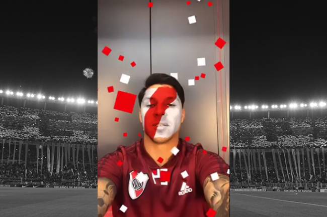 River Plate presenta un filtro exclusivo para Instagram