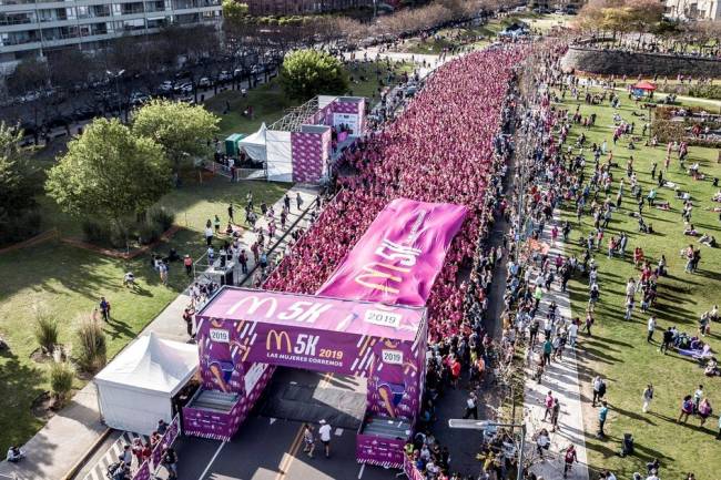 McDonald´s again organized its 5K exclusive for women