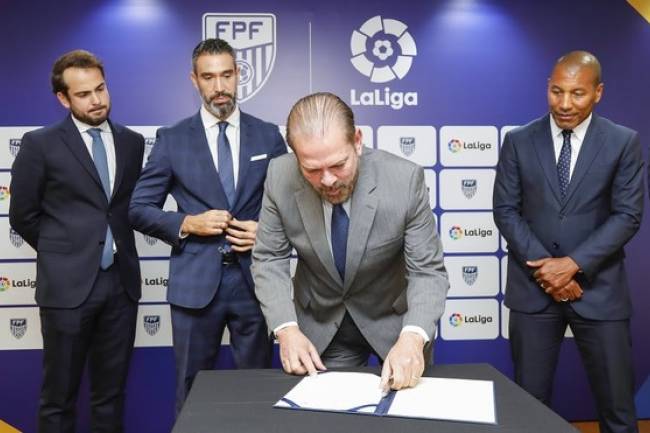 LaLiga firma un acuerdo de colaboración con la Federación Paulista de Fútbol