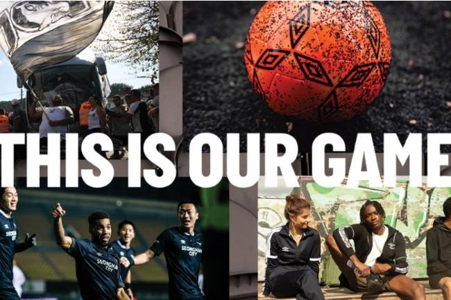 Umbro lanza su nueva campaña global “This is Our Game” (Este es nuestro juego)