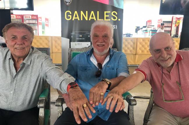 Basile, Merlo and Pagani presented "Caballeros del Fútbol"