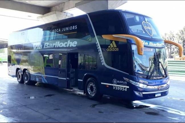 Via Bariloche, official transport of Boca Juniors